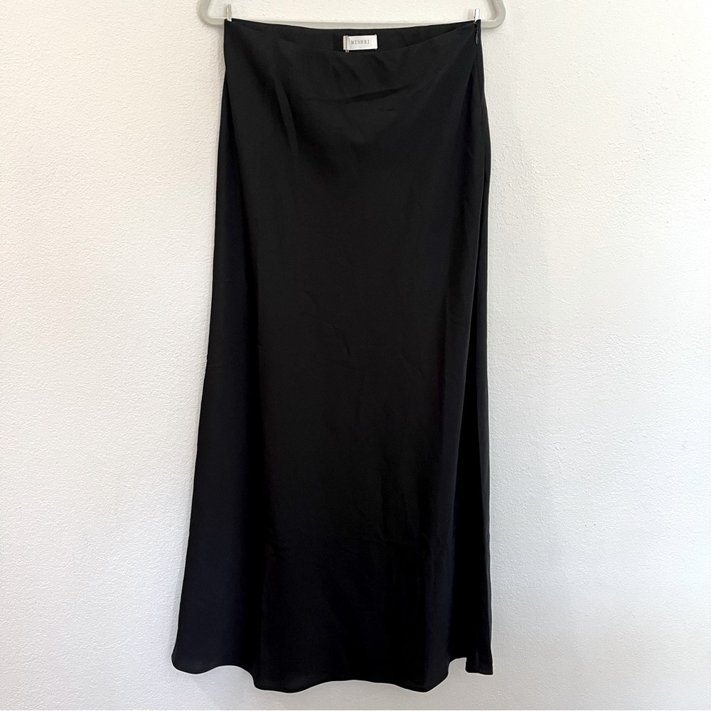 MESHKI Missy Maxi Satin Skirt Large